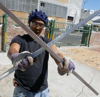 Construction de la structure métallique